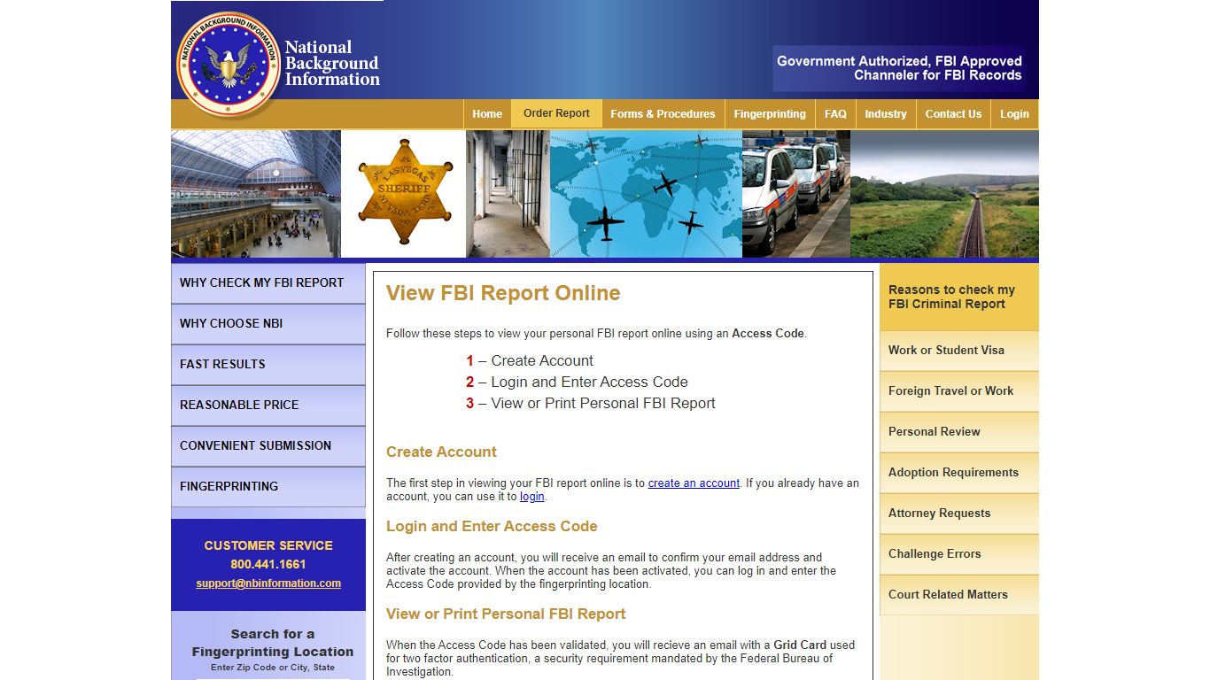 View FBI Report Online - nbinformation.com